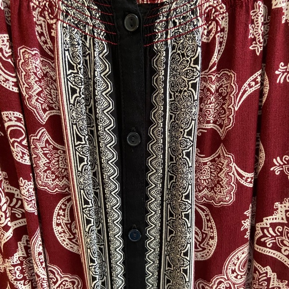 Lucky Brand Med lightweight blouse - Picture 3 of 4